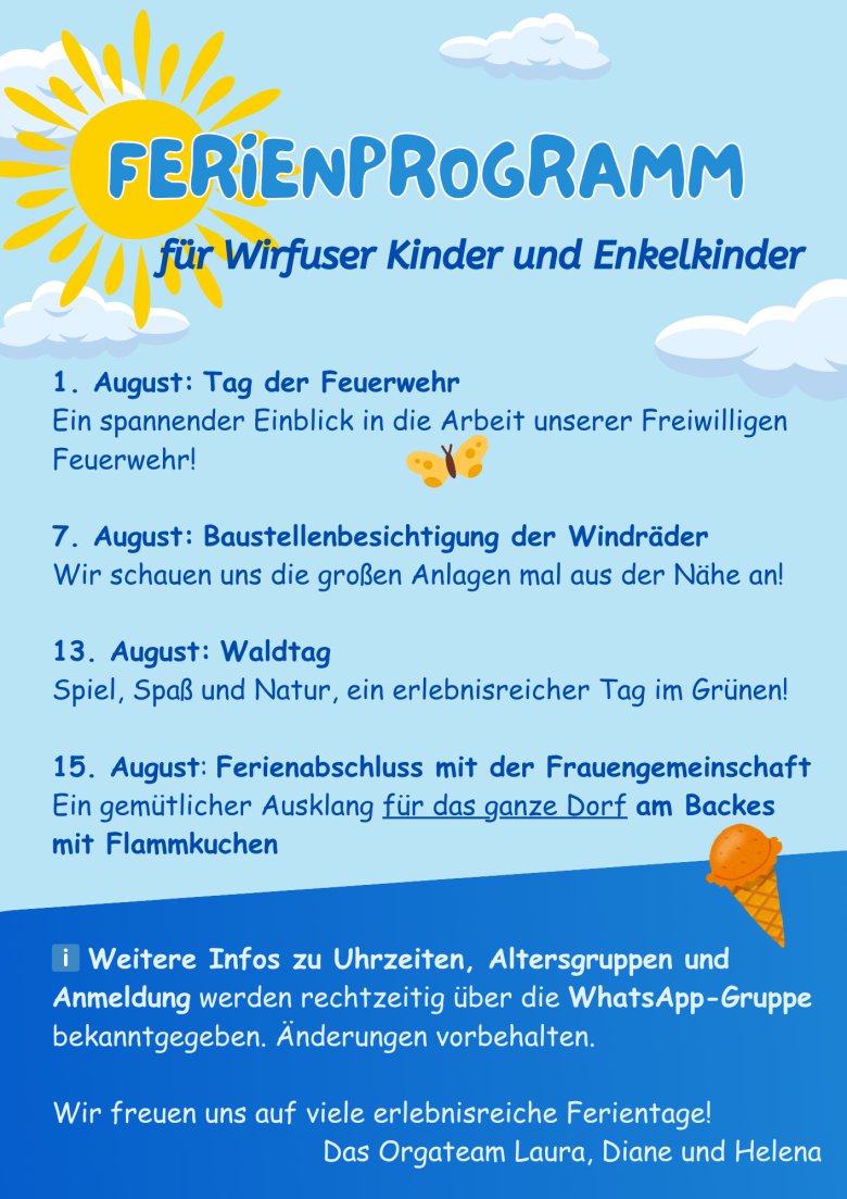 blue playful collage summer camp Flyer - 1